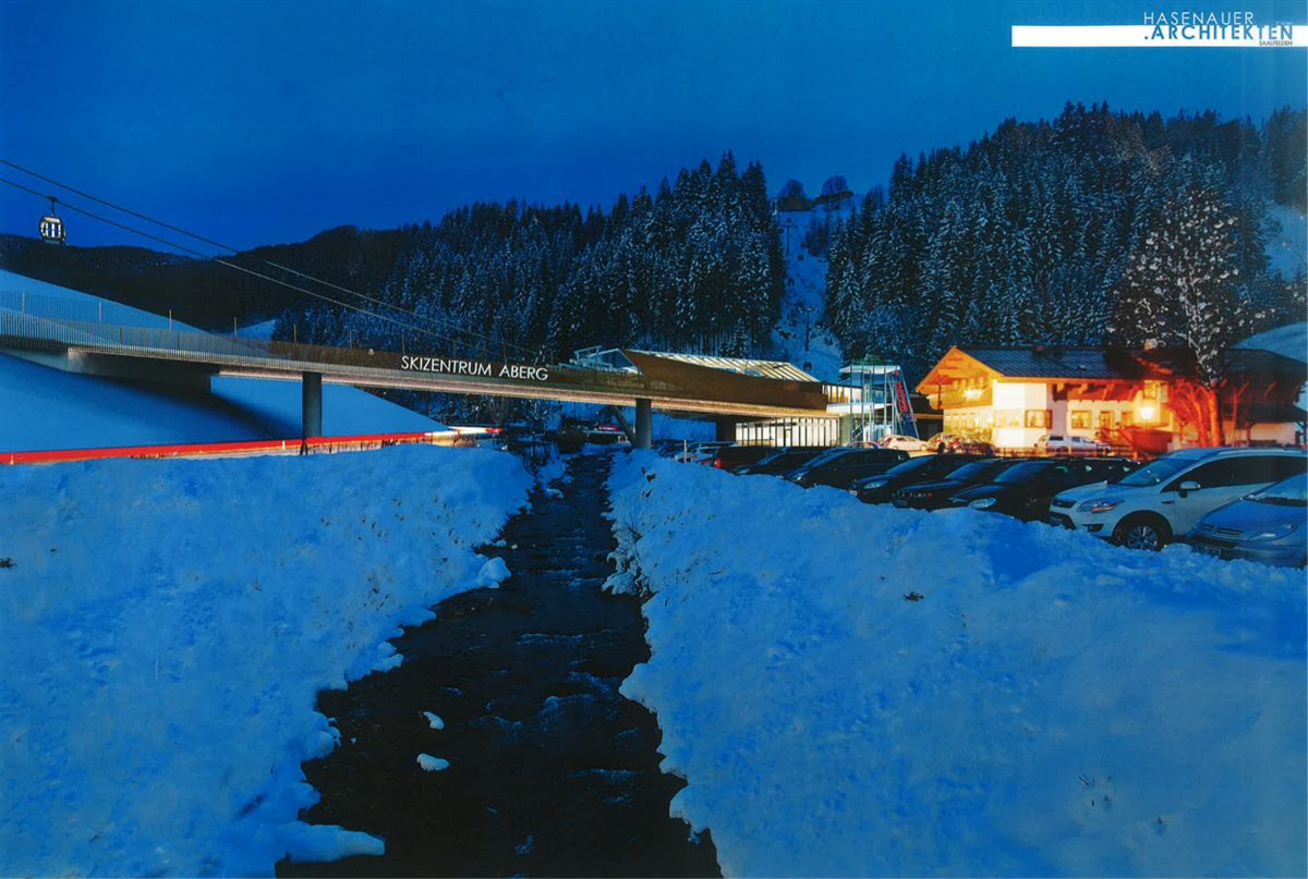 Visualisierung Sonnbergbahn bei Talstation Aberg