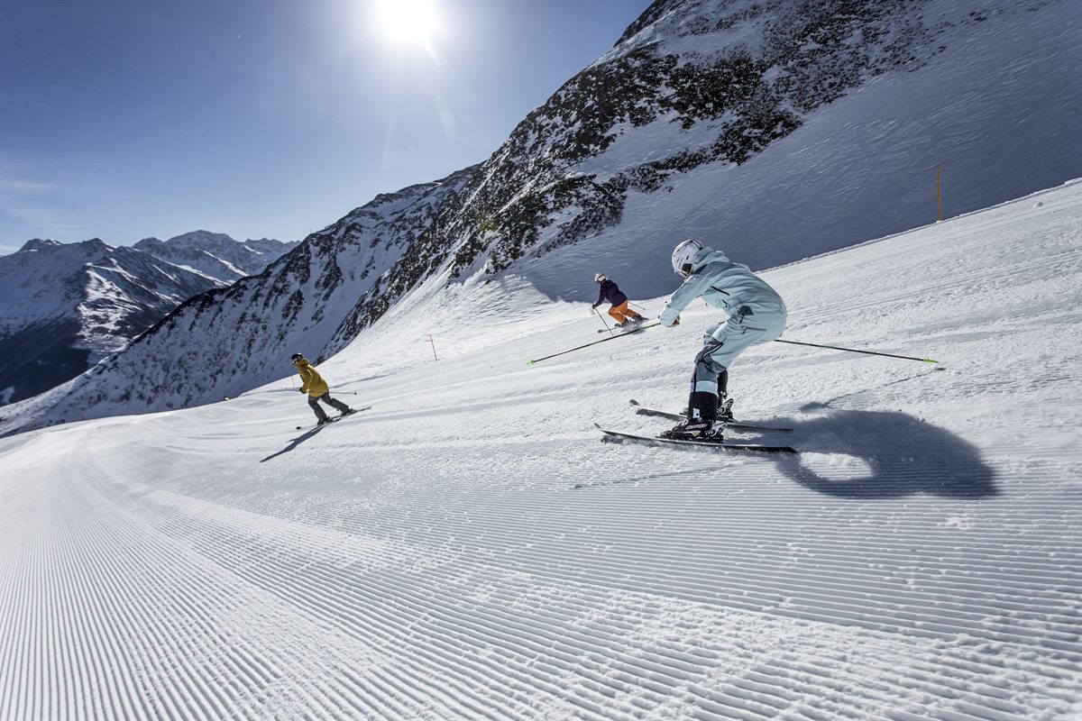 Kaiserwetter beim Skifahren: Großglockner Resort Kals-Matrei