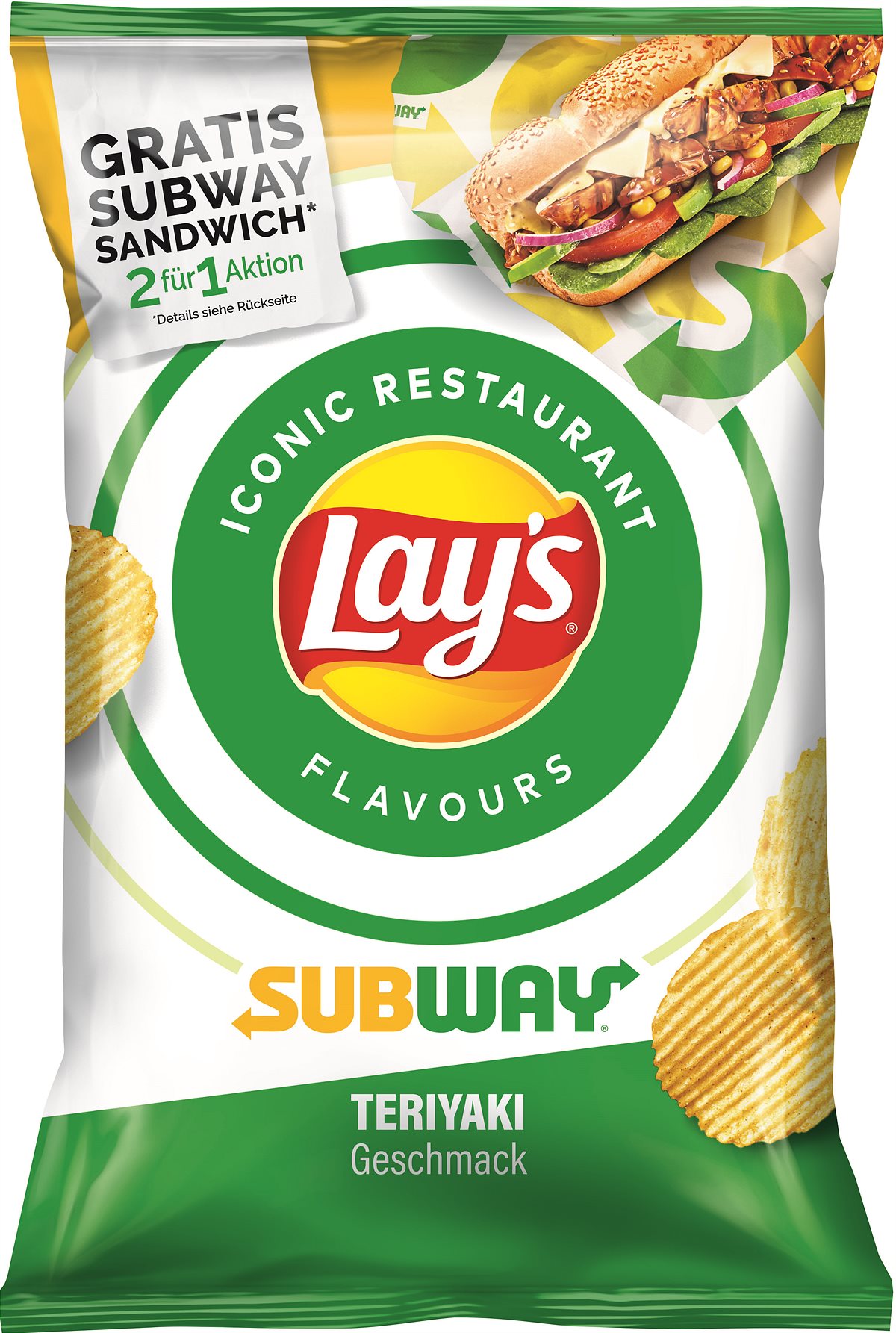 Lays Iconic Restaurant Flavours Subway Teriyaki Chips
