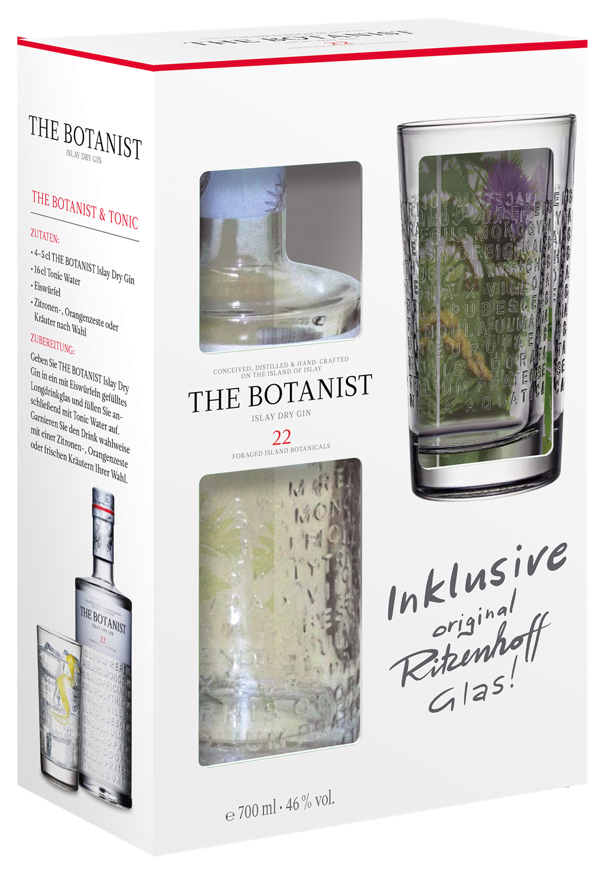 The Botanist + Glas GP 0,7l